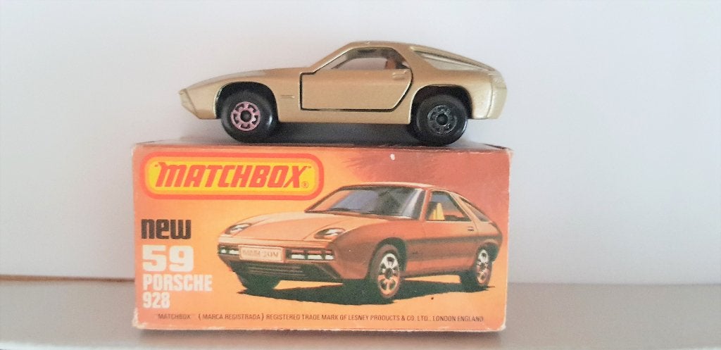 Matchbox Porsche 928 n.o. 59, schaal 1:43., Ophalen of Verzenden, Nieuw, Overige merken