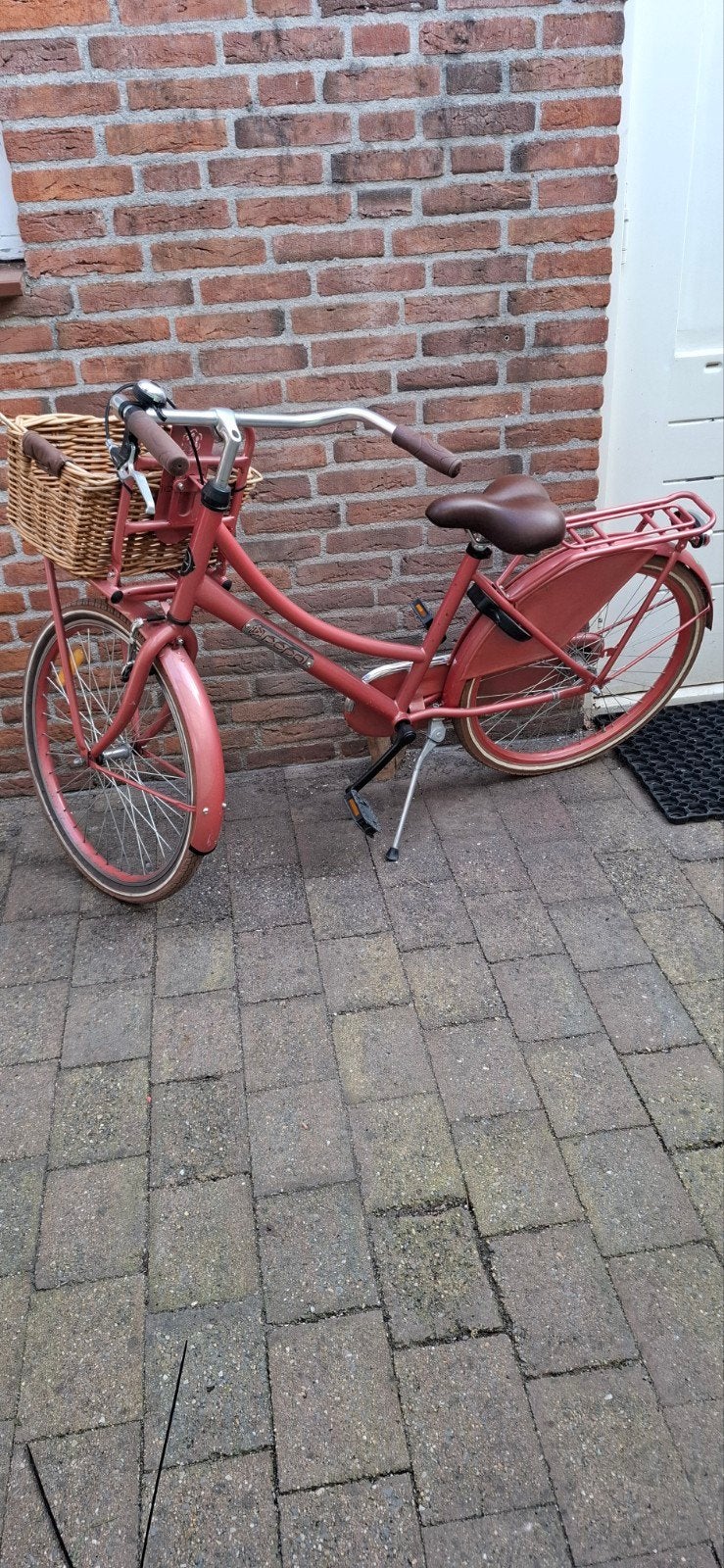 meisjesfiets met mand - 24 inch, Ophalen, Gebruikt, Popal transport fiets, Terugtraprem