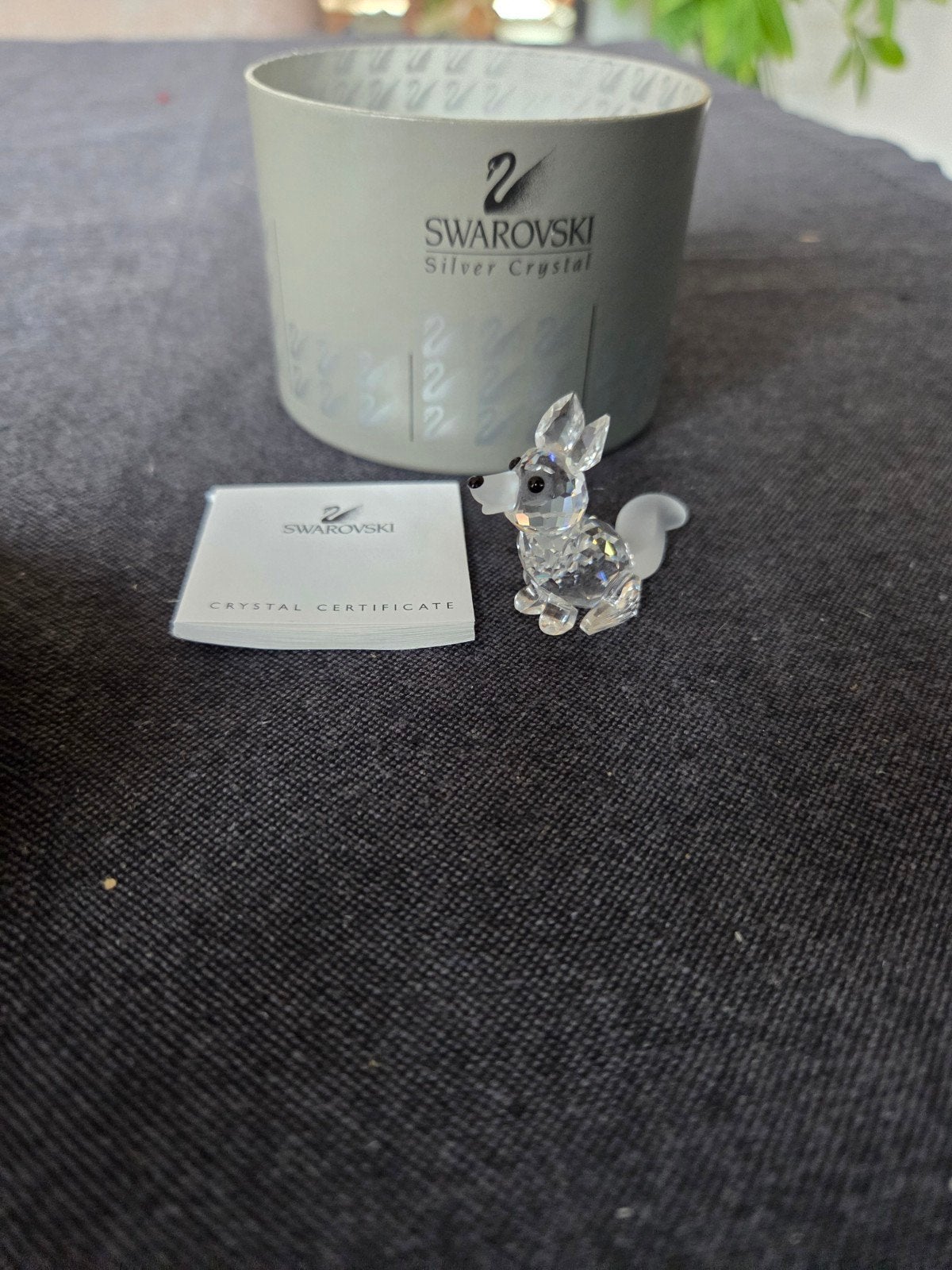 Swarovski Eekhoorn Kristal Figuur met Certificaat, Ophalen of Verzenden, Zo goed als nieuw, Figuurtje