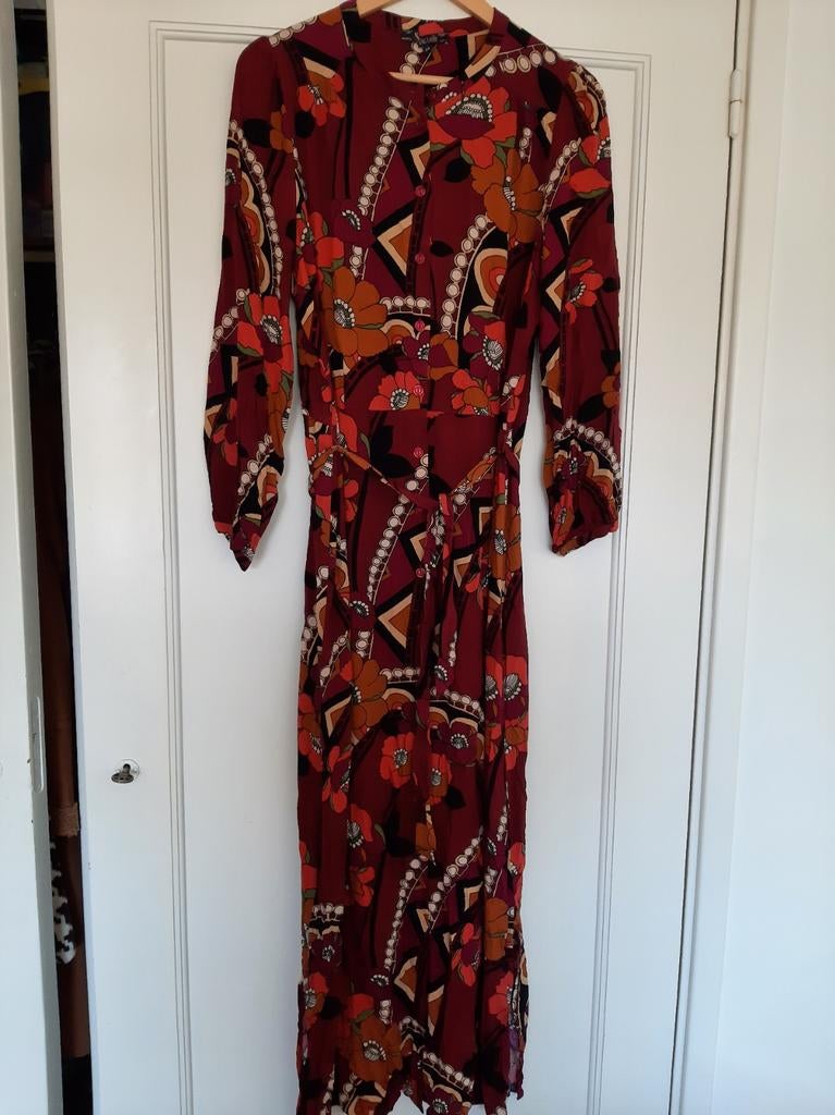 Mooie King Louie maxi jurk Lovechild 44 nieuw blikvanger, Ophalen of Verzenden, Nieuw, Maat 46/48 (XL) of groter, Paars