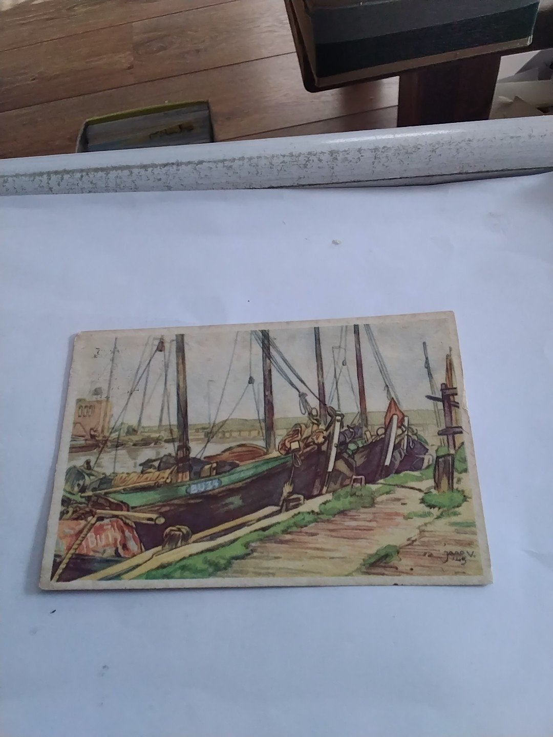 Oude ansichtkaart Spakenburg, 1955 -, Ophalen of Verzenden, 1940 tot 1960, Gelopen, Utrecht