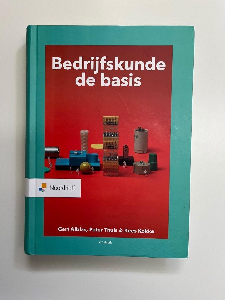 Bedrijfskunde de basis, Ophalen of Verzenden, Beta, Zo goed als nieuw, HBO
