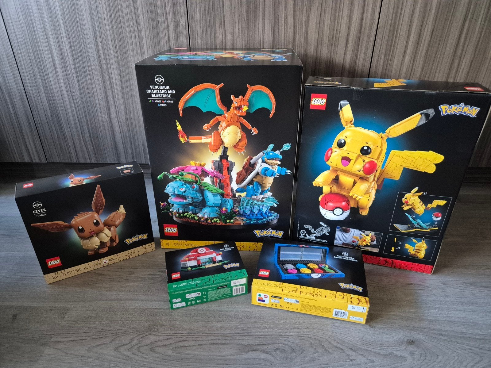 LEGO Pokémon: Pikachu, Eevee, Venusaur, Charizard,, Ophalen, Nieuw, Overige merken