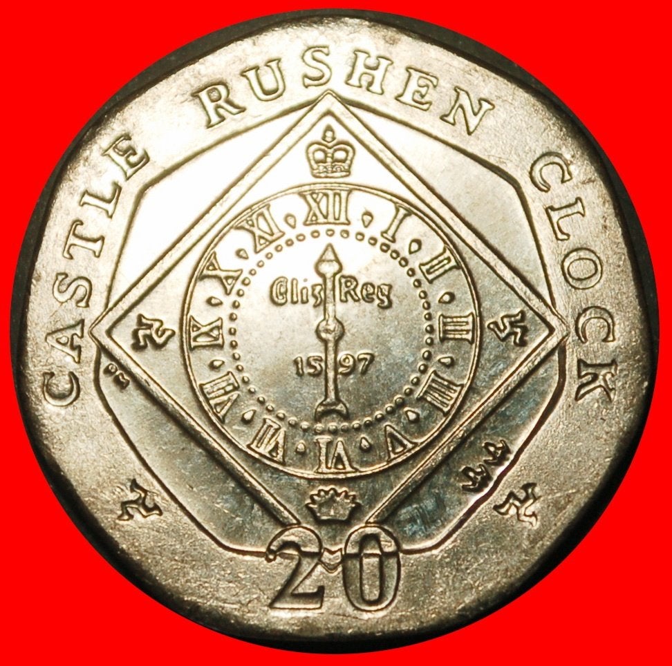 Ⰺ GREAT BRITAIN (2004-2016): ISLE OF MAN 20 PENCE 2012AA!, Ophalen of Verzenden, Overige landen, Losse munt
