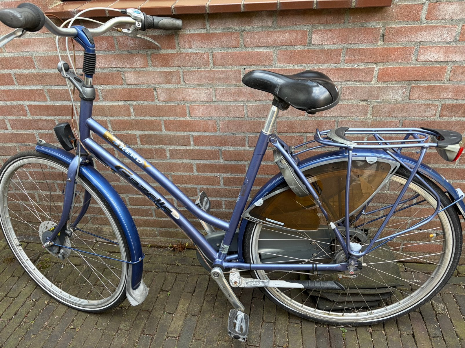 Dames gazelle fiets, Ophalen, Gebruikt, Versnellingen, Schijfrem
