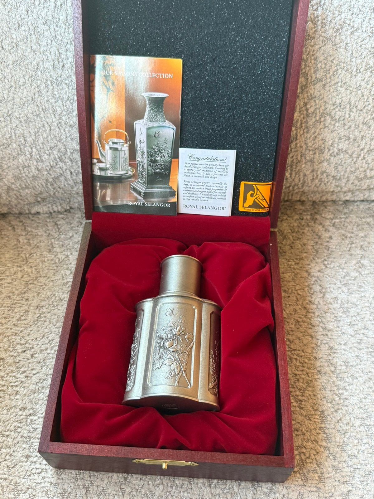 NOS Royal Selangor Pewter Tea Caddy’s Tin, Ophalen of Verzenden, Nieuw