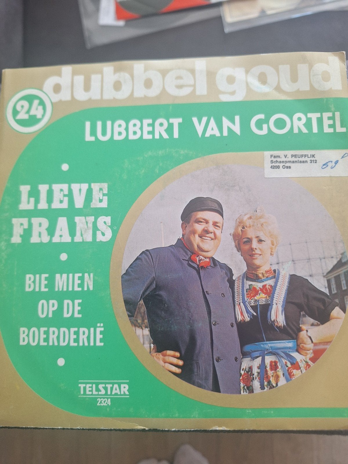 Lubbert van gortel lieve frans dubbel hit, Ophalen of Verzenden, Zo goed als nieuw, Overige formaten, Levenslied of Smartlap