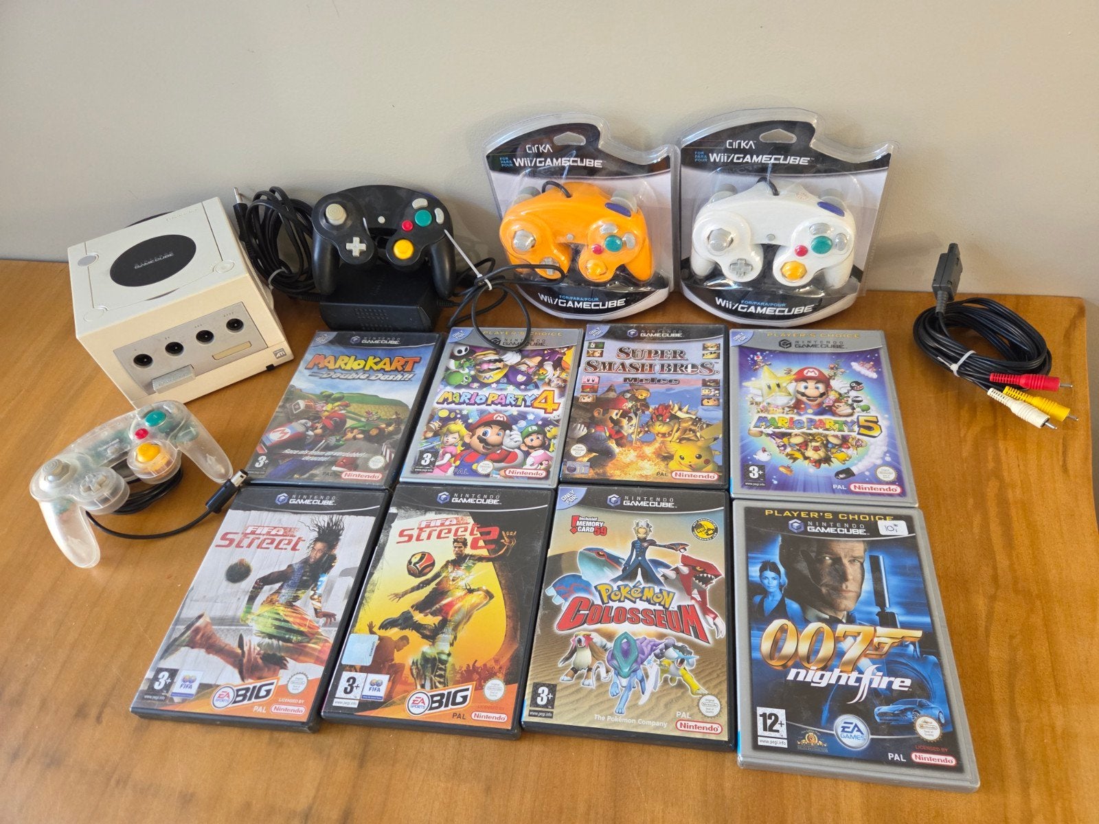 GameCube Pearl White incl topgames, Wit, Met games, Ophalen of Verzenden, Zo goed als nieuw