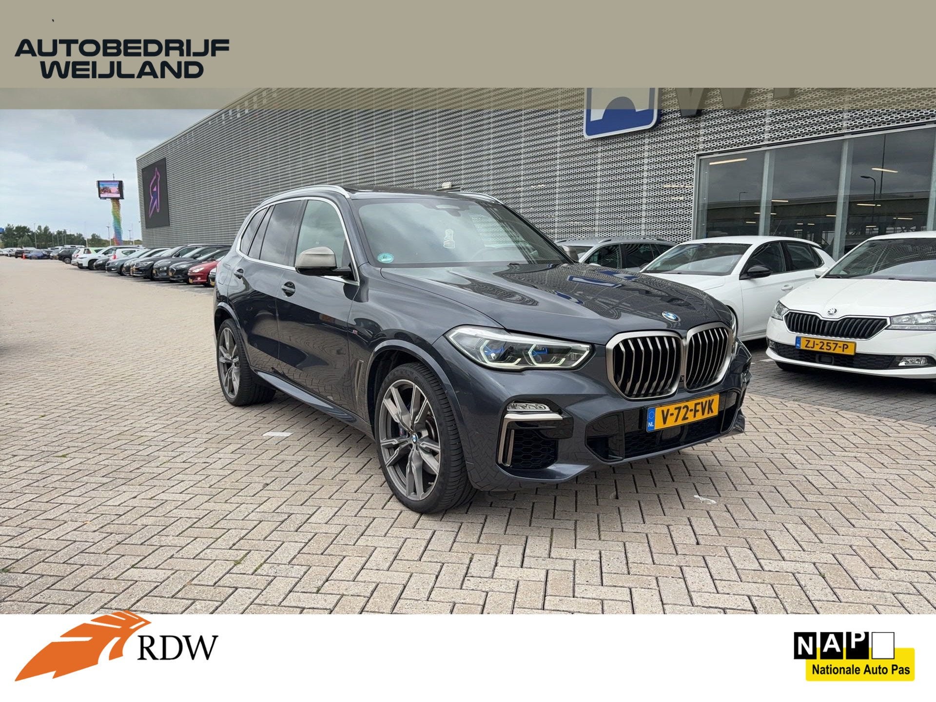 BMW X5 M50d High Executive GRIJS KENTEKEN M-PAKKET I 22" I P, Auto's, Automaat, Gebruikt, X5, 2993 cc
