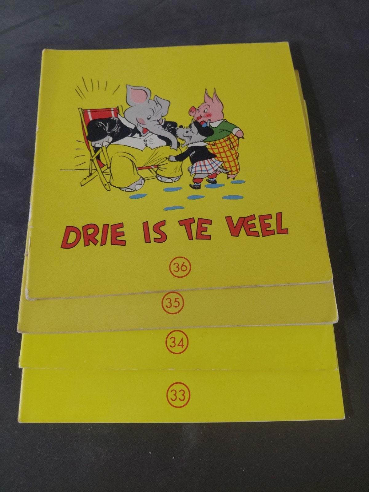 4 oude kinderboekjes van De Betuwe, Ophalen of Verzenden