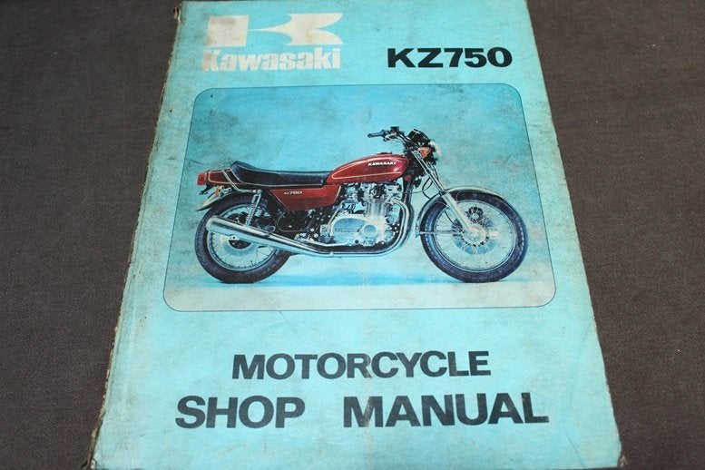 Kawasaki KZ750 1975 motorcycle service manual KZ 750, Ophalen of Verzenden, Kawasaki