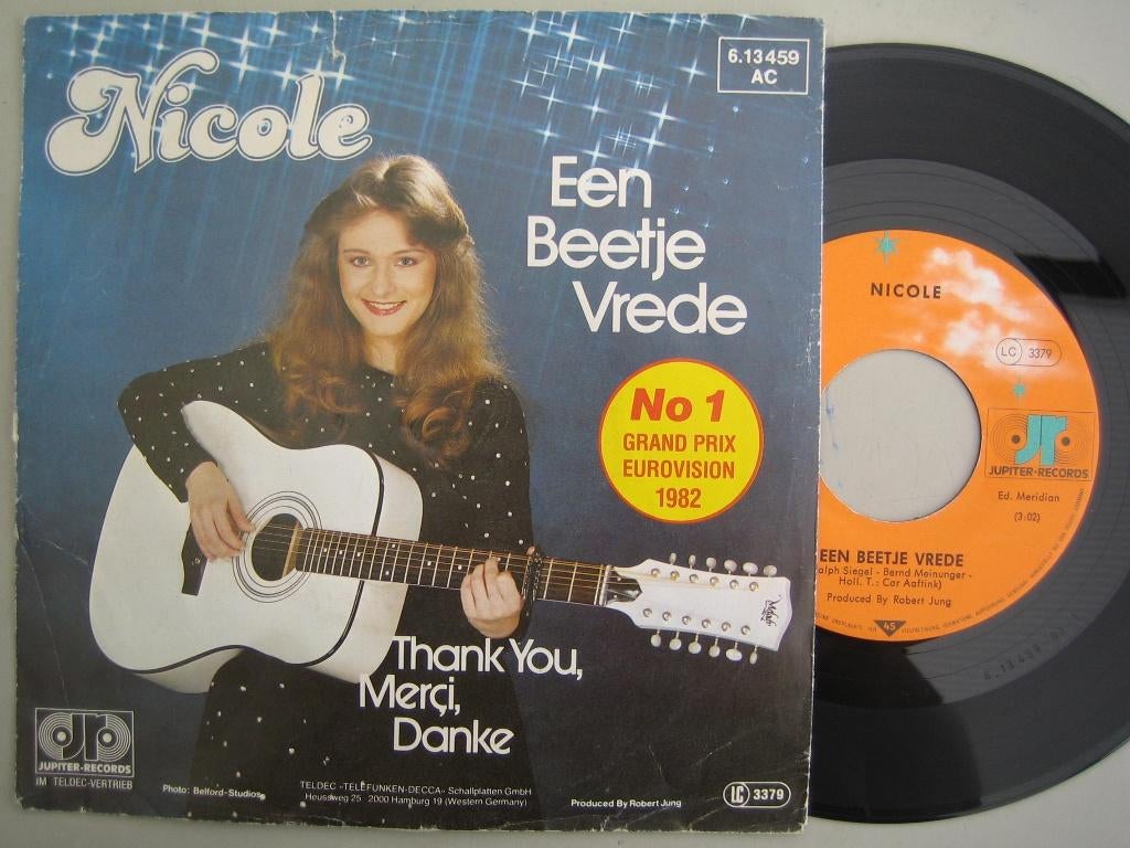 Nicole - een beetje vrede, Cd's en Dvd's, Vinyl | Nederlandstalig, Ophalen of Verzenden, Gebruikt, 7 inch, Levenslied of Smartlap