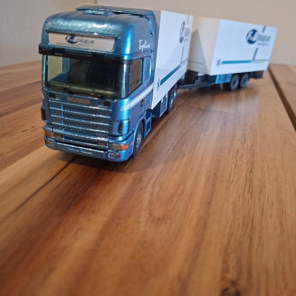 Tekno Scania Topline & WIPKAR F. van Bergeijk Barendrecht, Hobby en Vrije tijd, Ophalen of Verzenden, Zo goed als nieuw, Bus of Vrachtwagen