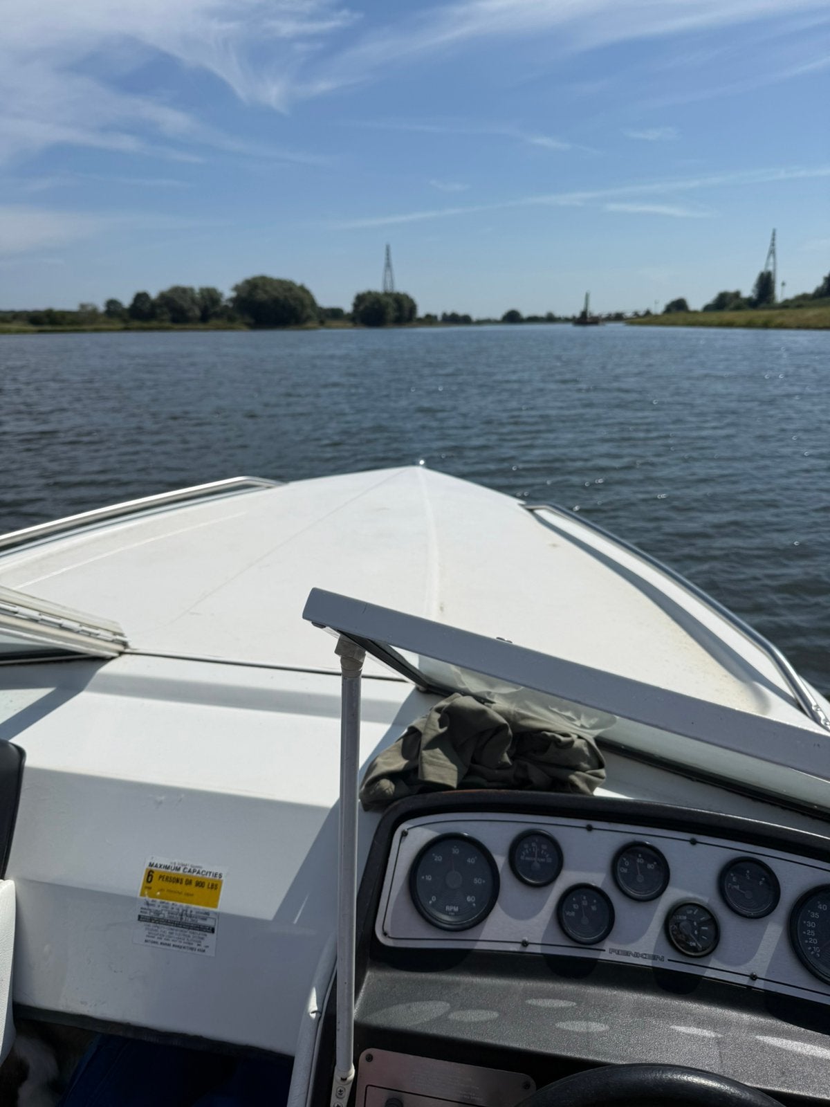 Renken 1700 kleur blauw met wit, Watersport en Boten, Speedboten, Ophalen, Zo goed als nieuw