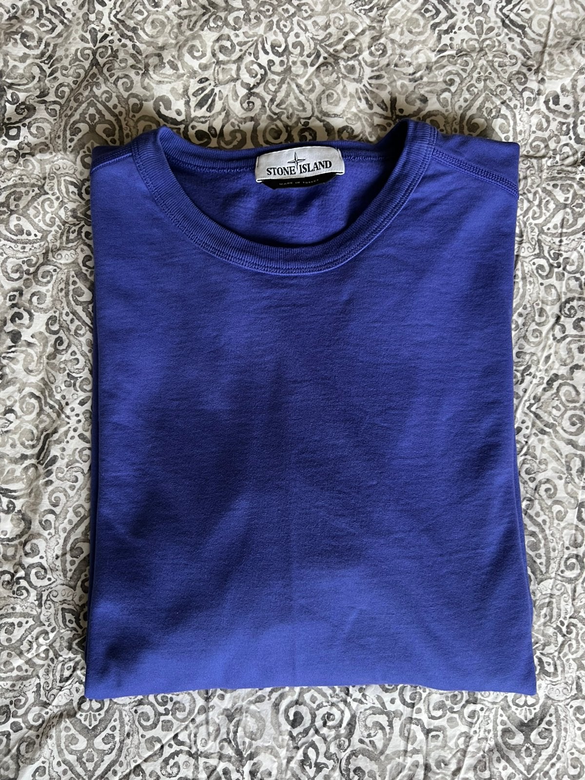 Stone Island Heavy Cotton Jersey – Purple/Ble (XXL)., Ophalen of Verzenden, Zo goed als nieuw, Overige maten, Paars