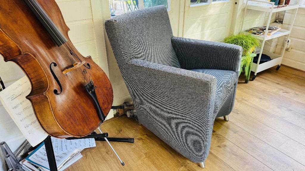 Leolux Dolcinea fauteuil genummerd, Gebruikt, 75 tot 100 cm, Ophalen of Verzenden, 50 tot 75 cm