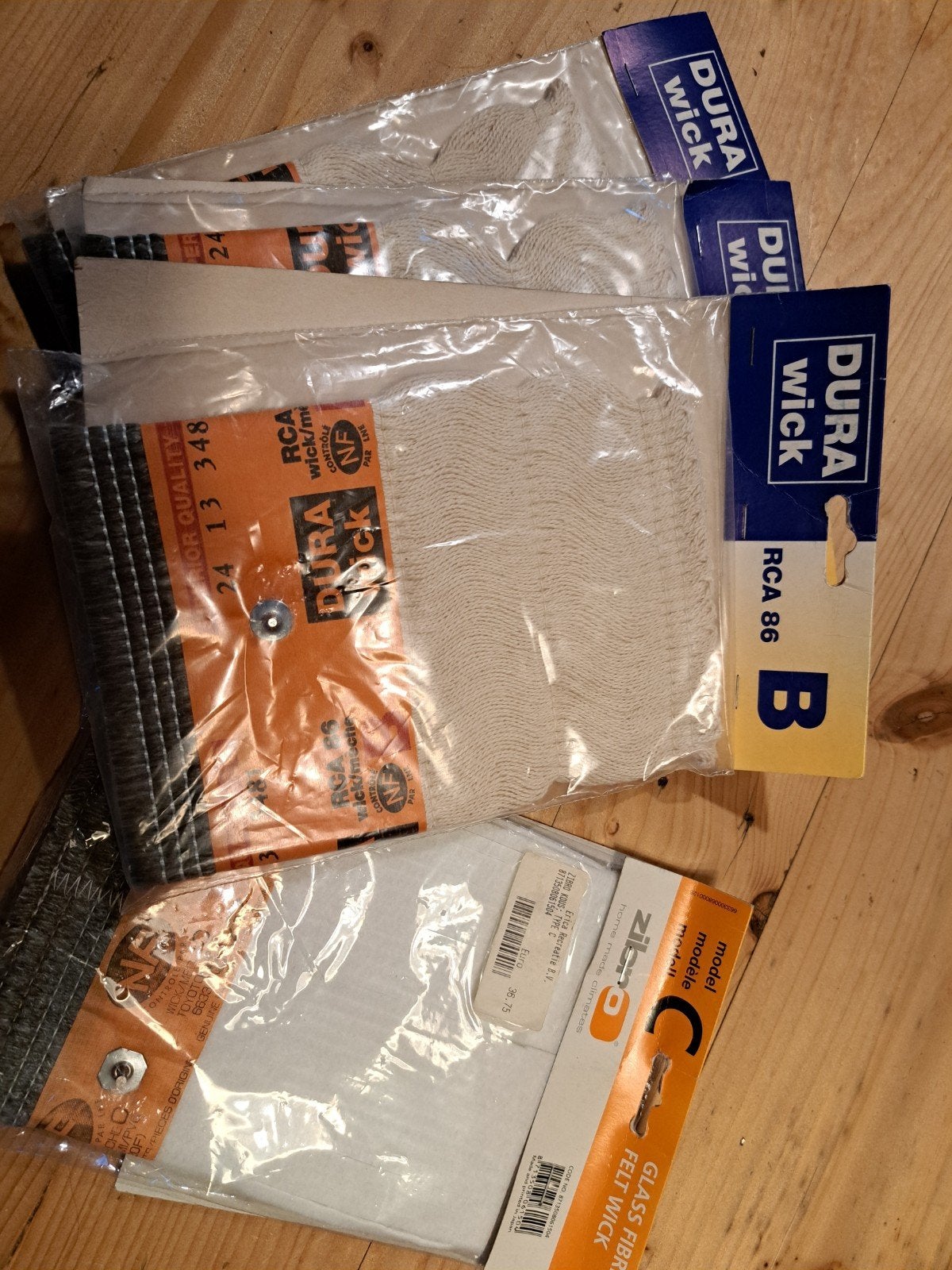 Dura Wick & Zibro Kousen voor Petroleumkachel - Nieuw, Ophalen of Verzenden, Nieuw