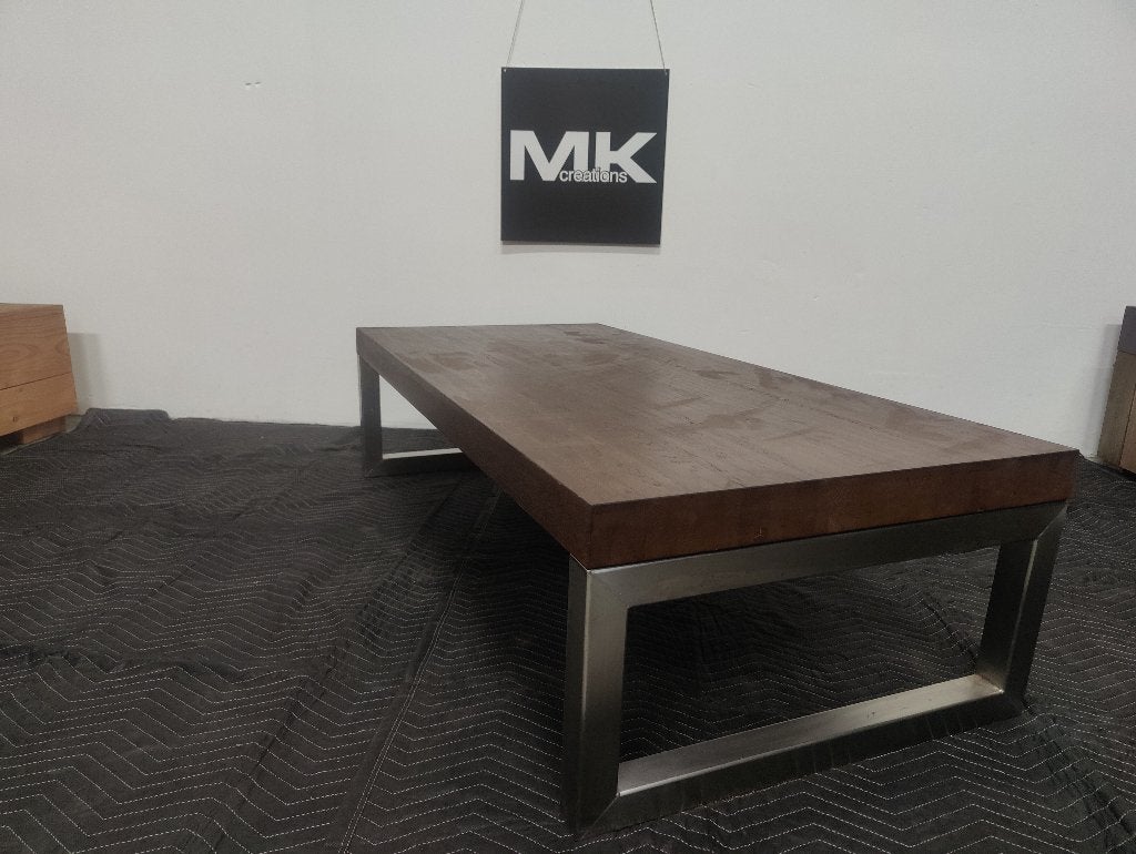 Eiken salontafel showroommodel | Van €749 voor €325, Ophalen, 100 tot 150 cm, Nieuw, 50 tot 100 cm