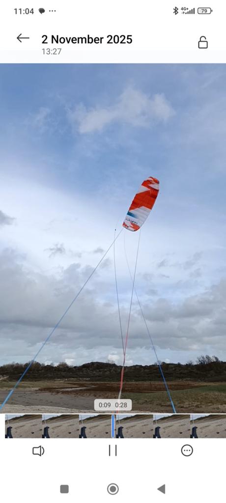 Peter Lynn powerkite nieuw incl bar lijnen trapeze, 9 m², Geen board, Ophalen of Verzenden, Zo goed als nieuw