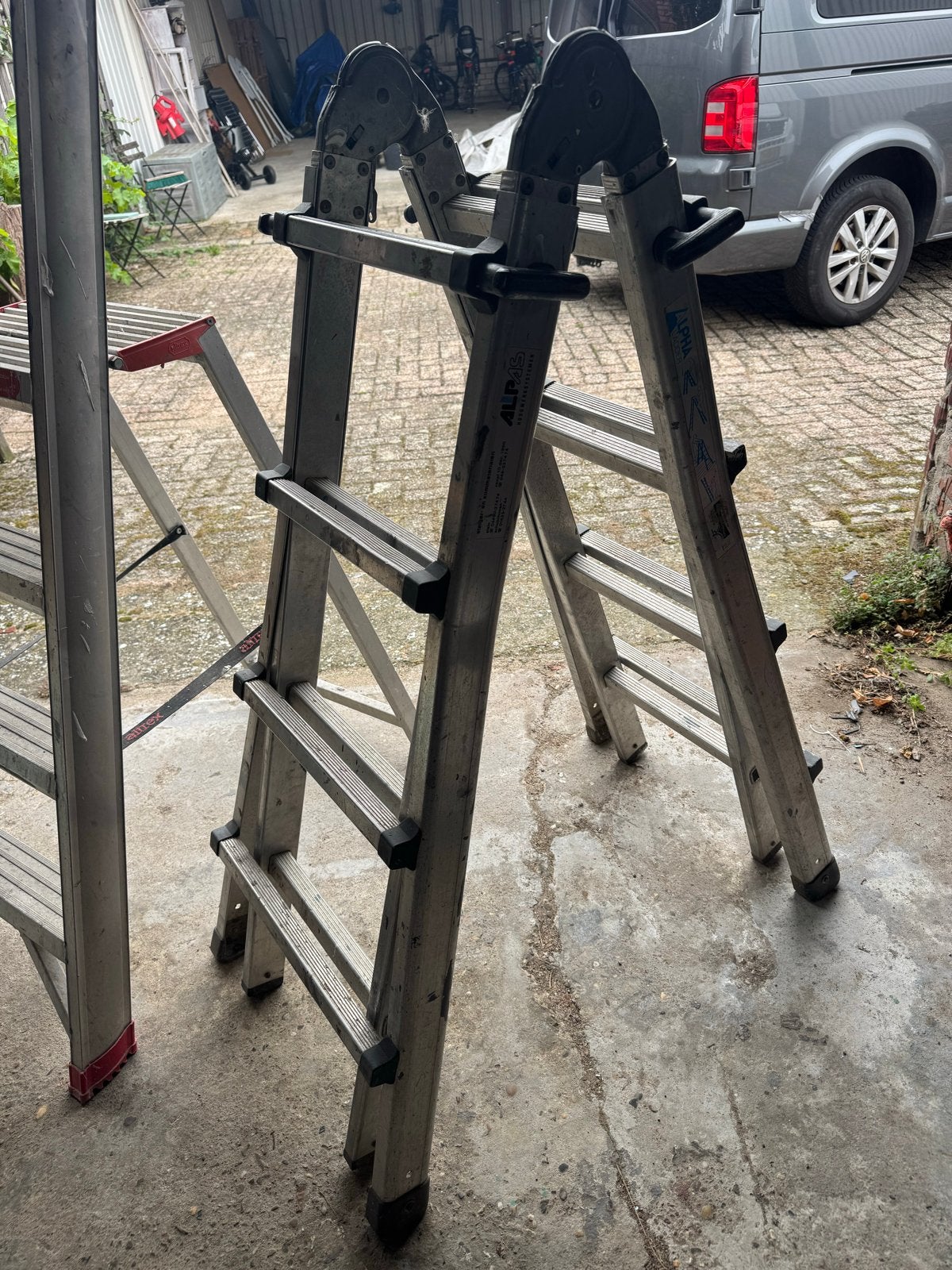 Alpas Alpha Ladder - Multifunctionele Ladder, Ophalen, Gebruikt, Ladder, Opvouwbaar of Inschuifbaar