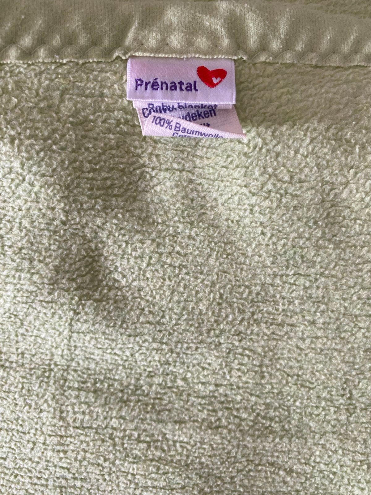 Groene babydeken van Prénatal, Ophalen, Groen, Gebruikt, 120 cm