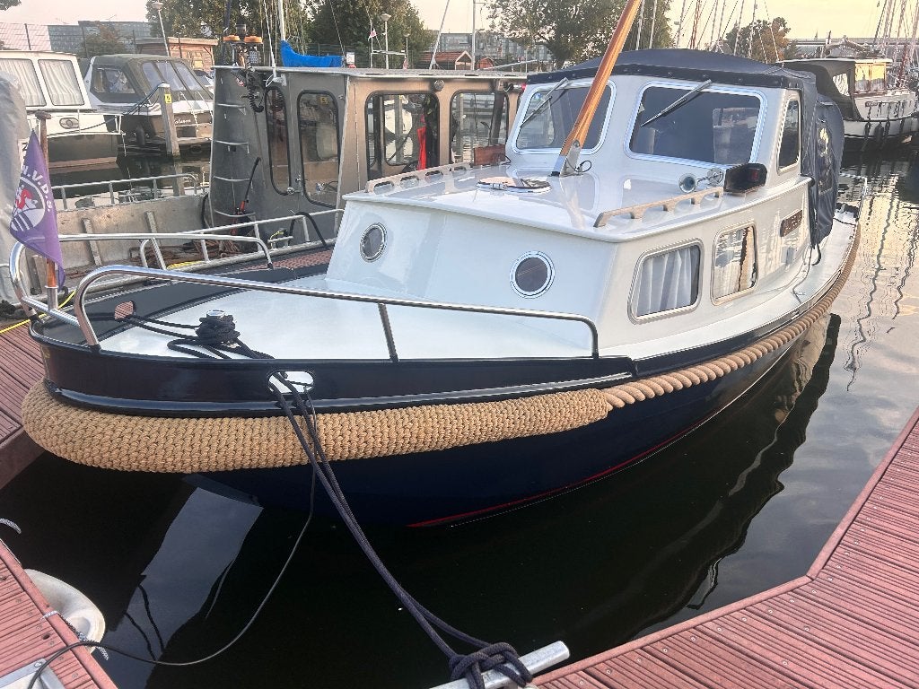 Friese Vlet  7 mtr in uitstekende conditie !, Watersport en Boten, Gebruikt, Diesel, 1 cm, Afdekzeil