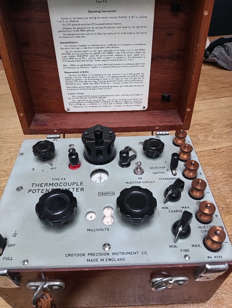 Thermocouple potentiometer, Ophalen, Gebruikt, Multimeter