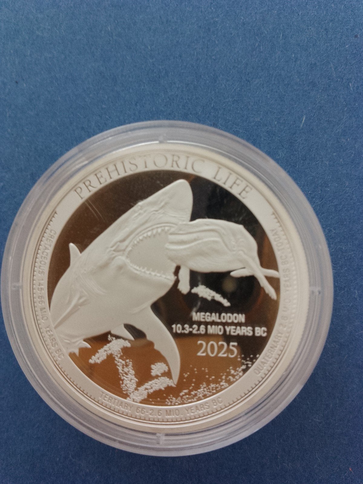Megalodon 2026 1 oz zilver, Ophalen of Verzenden, Zilver