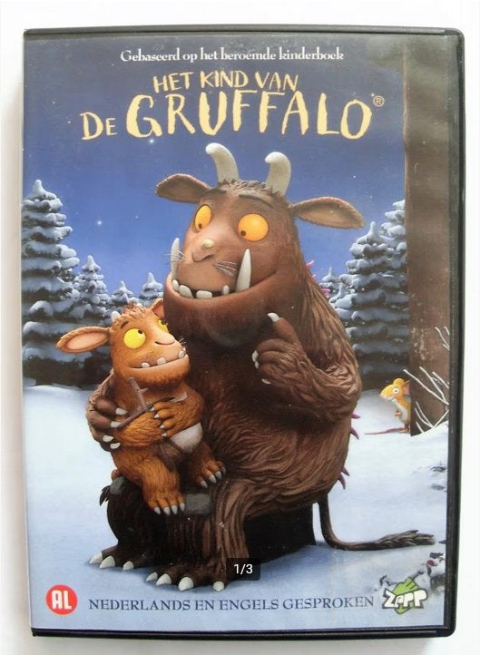 Het kind van de Gruffalo (originele dvd) Grufalo 2, Nederlands, Ophalen of Verzenden, Zo goed als nieuw, Nederlands