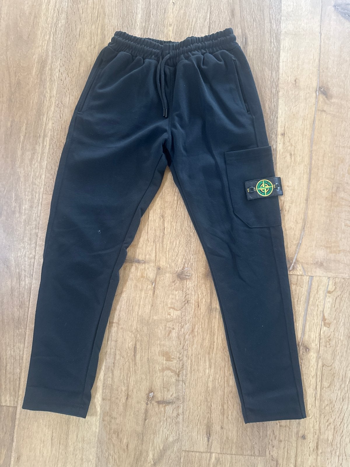 Stone Island joggingbroek maat M, Ophalen of Verzenden, Gedragen, Maat 48/50 (M), Zwart