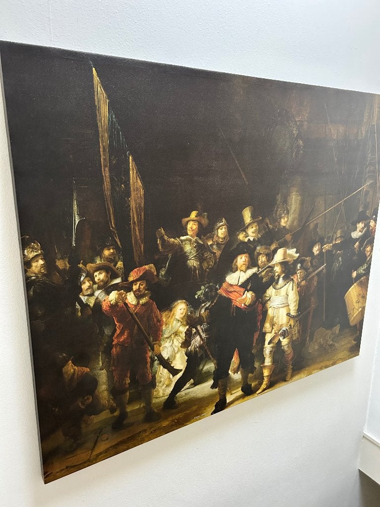 Canvas nachtwacht, Ophalen