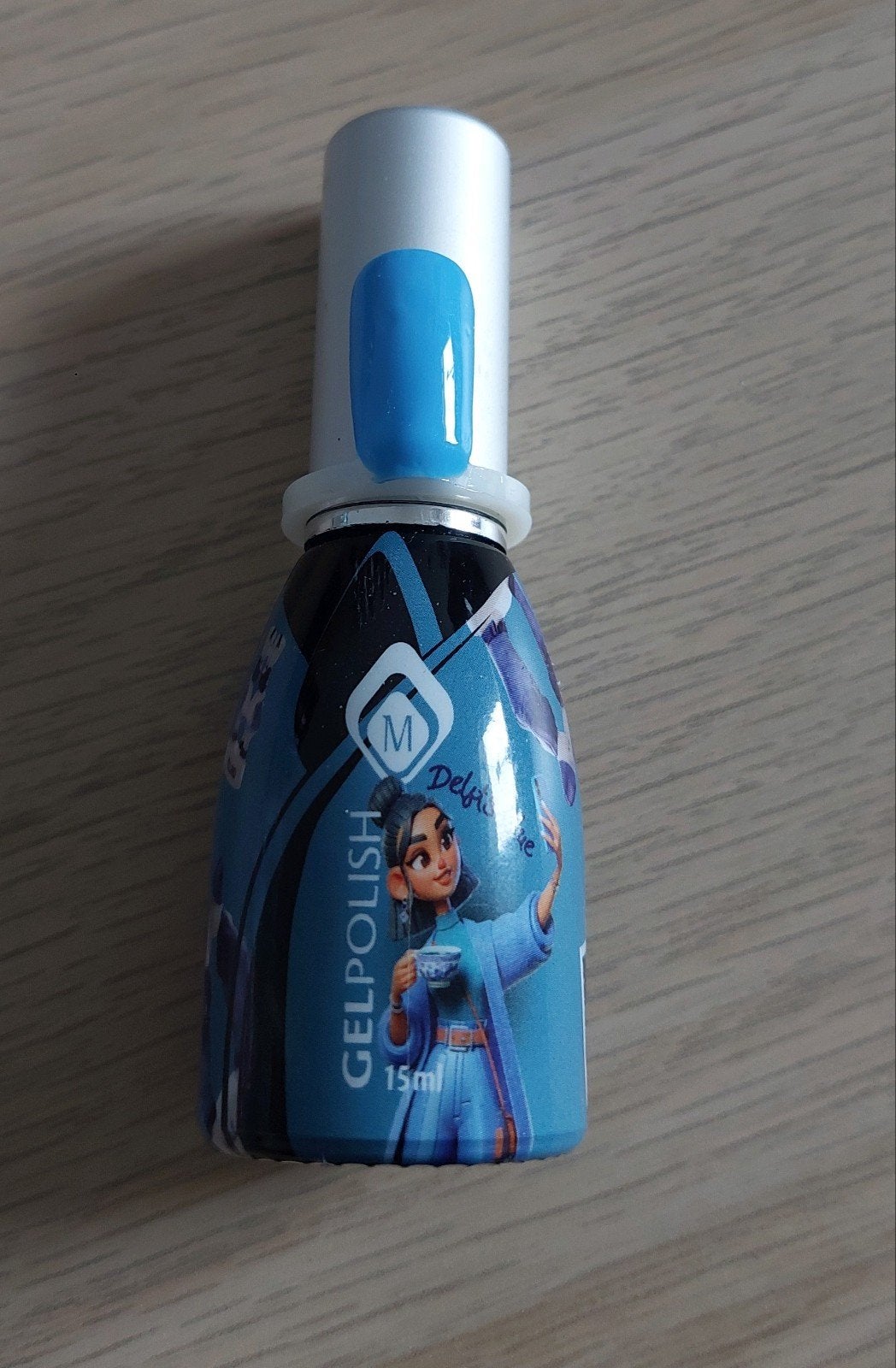 Magnetic gelpolish Delfts blue 103609, Ophalen of Verzenden, Zo goed als nieuw, Blauw, Handen en Nagels