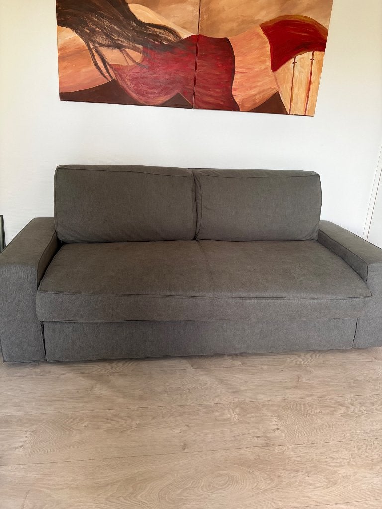 Slaapbank Ikea, Ophalen, Tweepersoons, Zo goed als nieuw, 200 cm