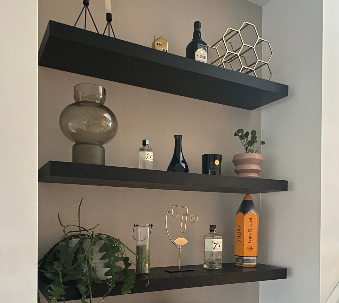 3x Ikea Lack wandplankt 110cm, Huis en Inrichting, Ophalen, Gebruikt