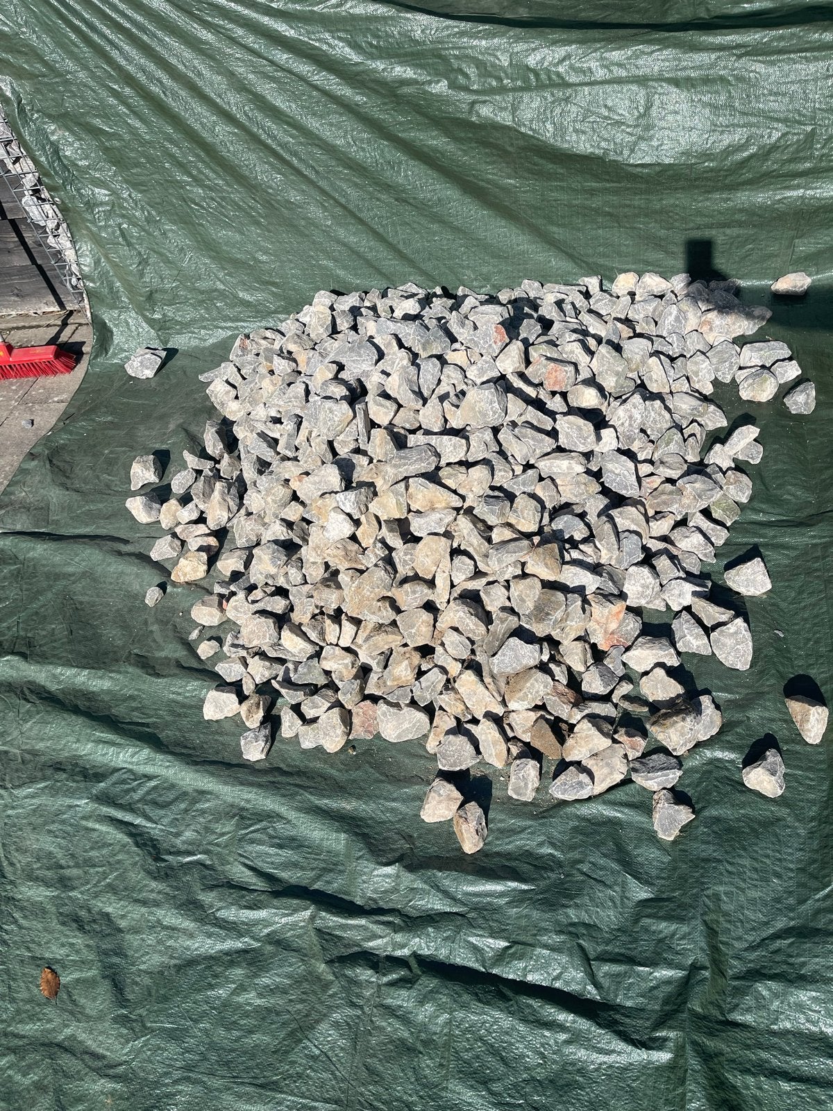 0,5m3 Duitse kalkstenen voor tuin., Ophalen, Overige materialen, Gebruikt, Split