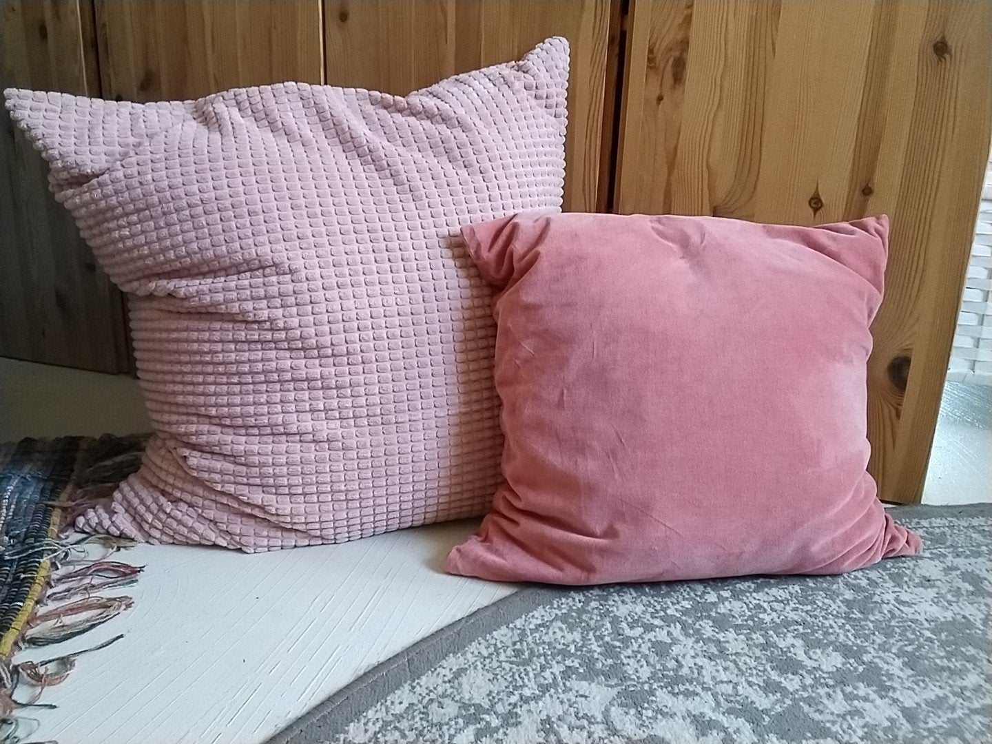 roze kussens, Ophalen, IKEA, Afneembare hoes, Vierkant