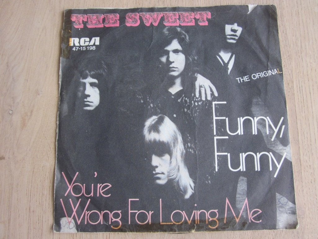 The Sweet - Funny funny, Cd's en Dvd's, Vinyl Singles, Verzenden, 7 inch, Single, Pop