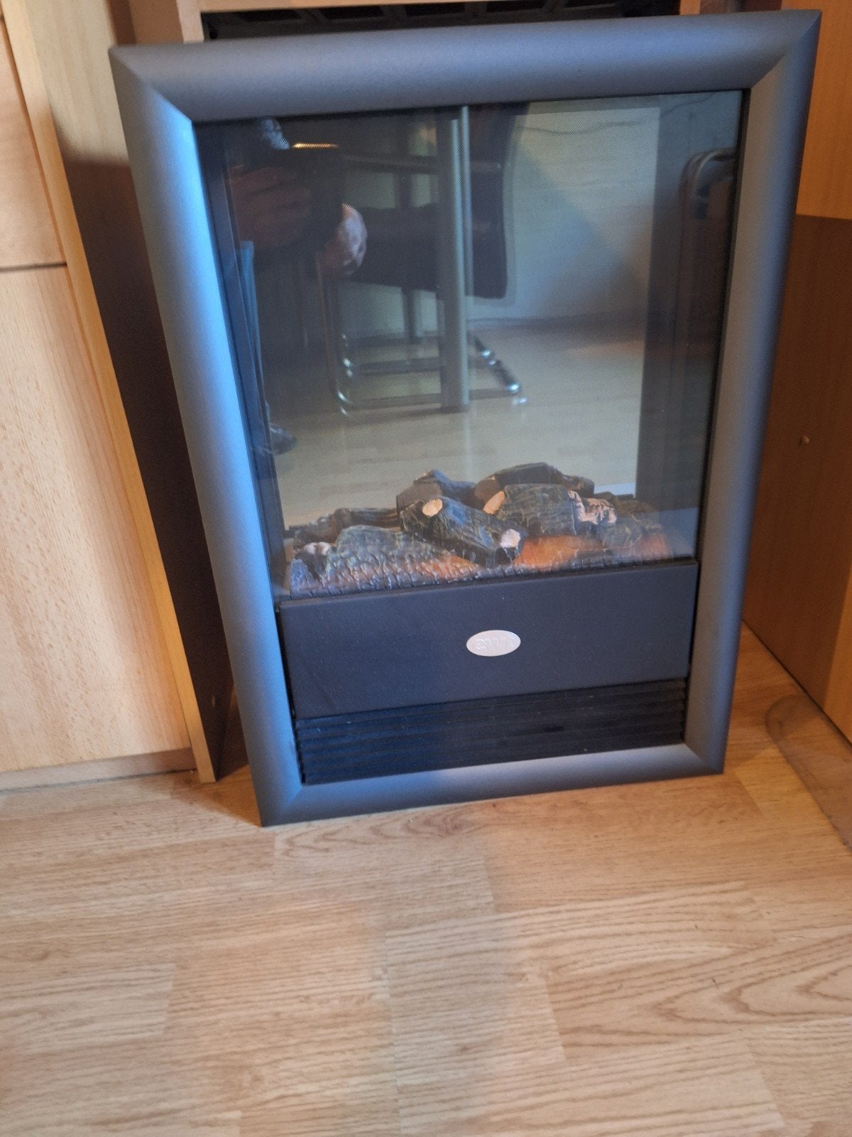mooi sfeer kacheltje met verwarming, Ophalen, Vrijstaande haard, Elektrische haard