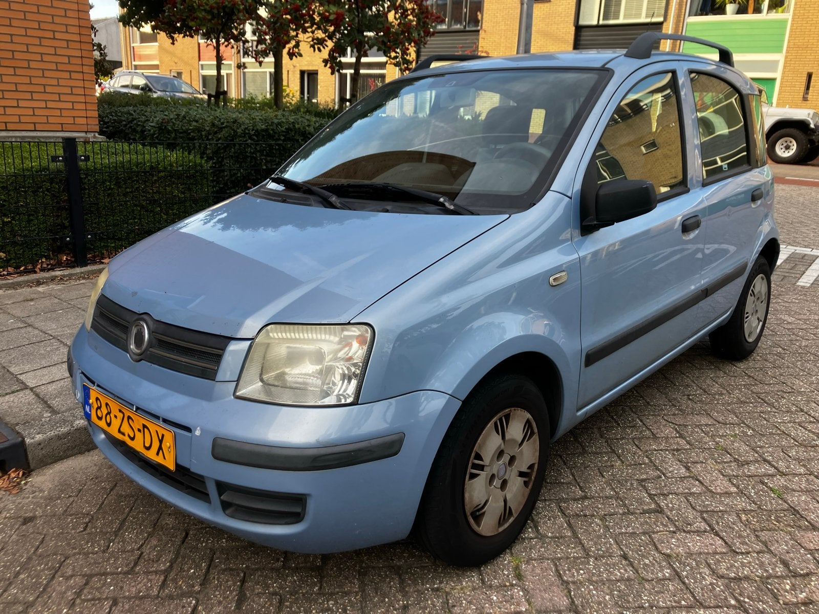 Fiat Panda 1.2 44KW 60PK 2008 Blauw, Voorwielaandrijving, Origineel Nederlands, Handgeschakeld, Particulier
