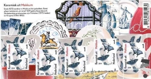 Nederland NVPH nr 3168 postfris Mooi NL Makkum 2014, Postzegels en Munten, Postzegels | Nederland, Ophalen of Verzenden, Na 1940