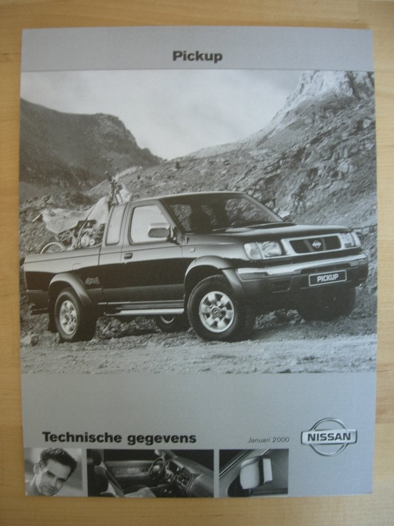 Nissan Pickup Brochure 2000 – Navara King Cab Pick-up, Ophalen of Verzenden, Zo goed als nieuw, Nissan, NISSAN