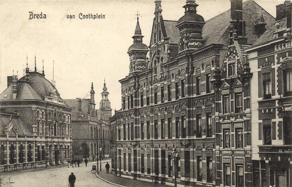 Breda - van Coothplein - ongelopen, Verzamelen, Ansichtkaarten | Nederland, Ophalen of Verzenden, Voor 1920, Ongelopen, Noord-Brabant