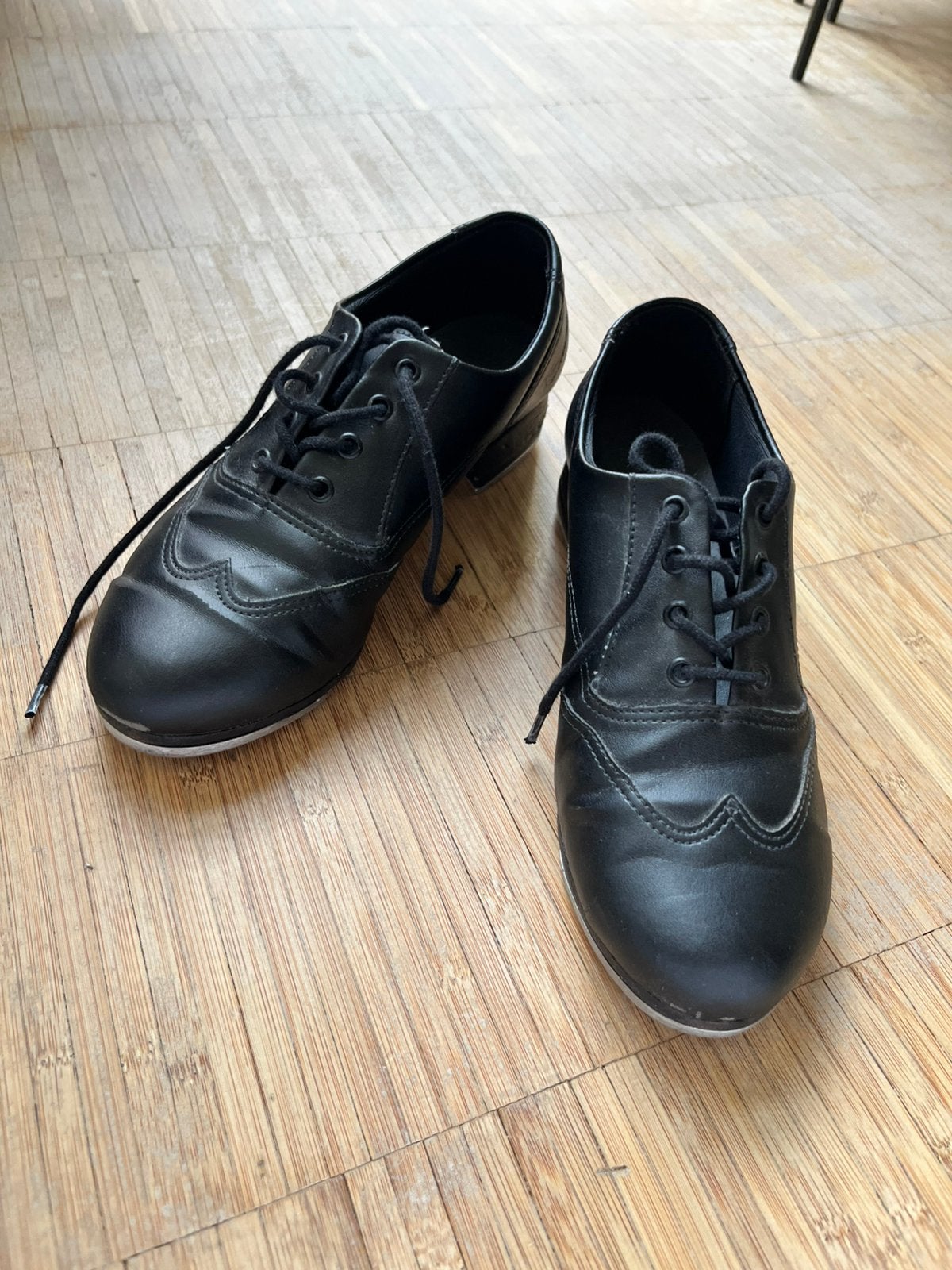 So Dança Leather Oxford Tap Shoes, Maat: 5.5, Ophalen, Zo goed als nieuw, Sportschoenen, Zwart