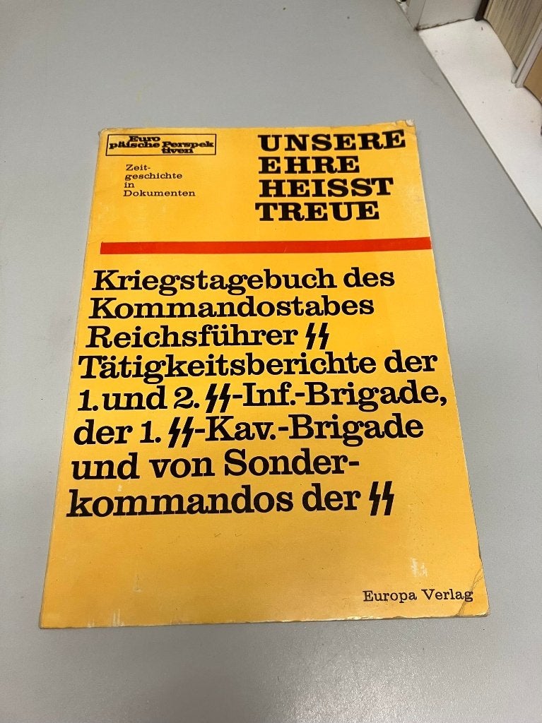Kriegstagebuch des kommandostabes Reichsfuhrer SS, ., Ophalen of Verzenden, Duitsland, .