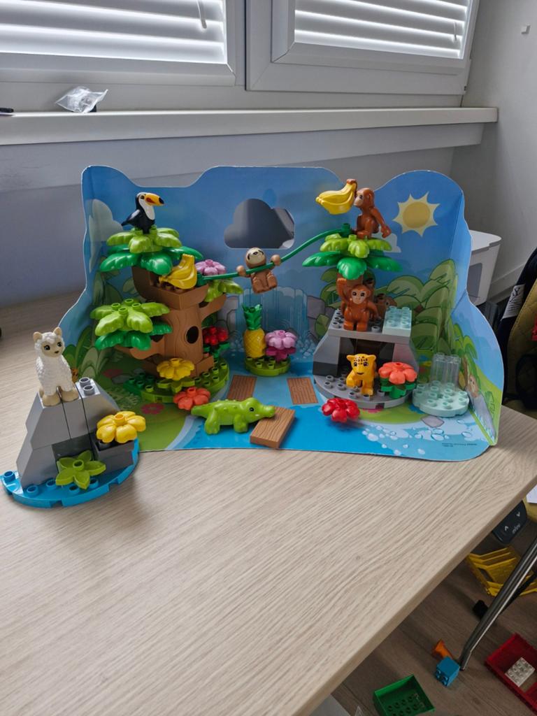 Lego Duplo Wilde Dieren van Zuid-Amerika 10973, Ophalen, Overige thema's, Zo goed als nieuw, Duplo