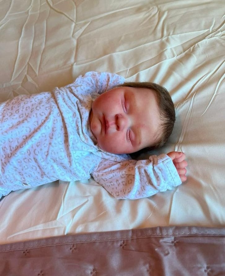 Reborn peaches Cassie Brace authentiek, Ophalen of Verzenden, Zo goed als nieuw, Babypop