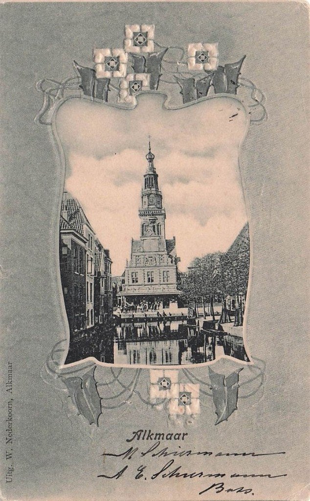 703-017-023 Alkmaar, Verzenden, Voor 1920, Noord-Holland