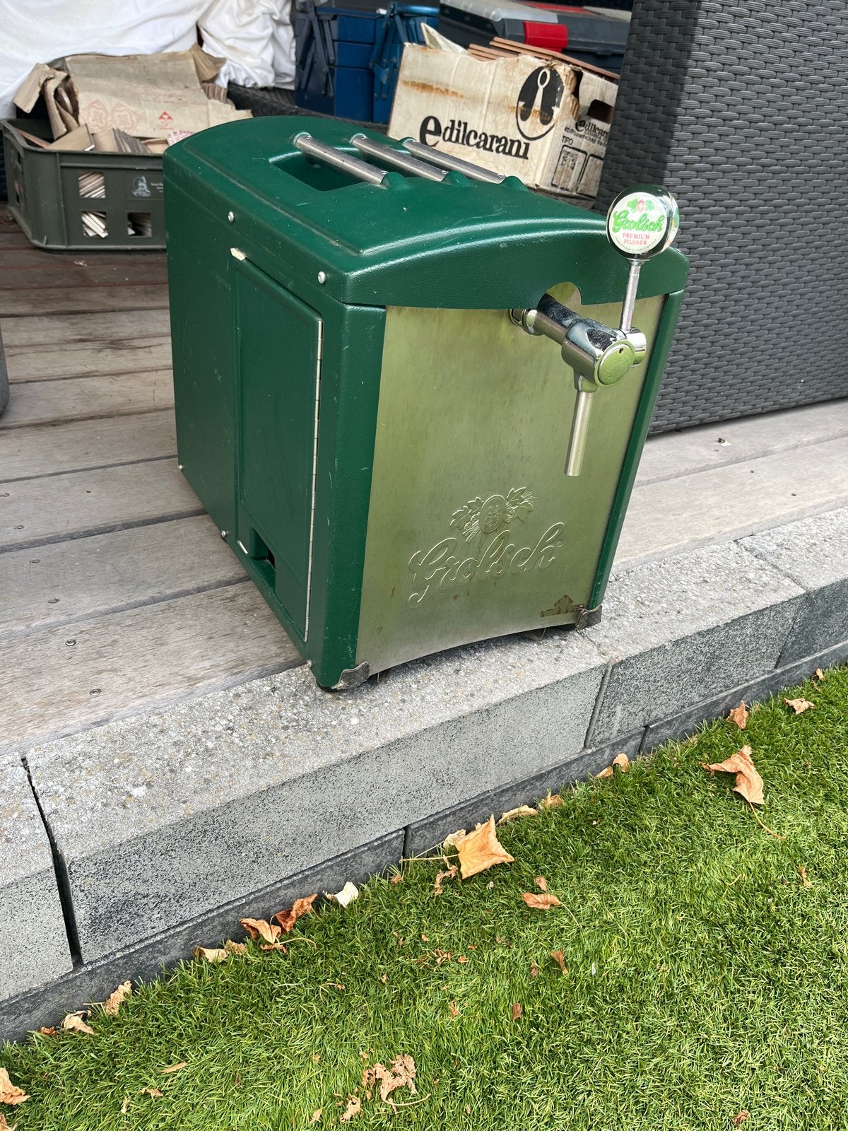 Grolsch thuistap met CO2-fles en schoonmaakset, Ophalen, Gebruikt, Overige merken