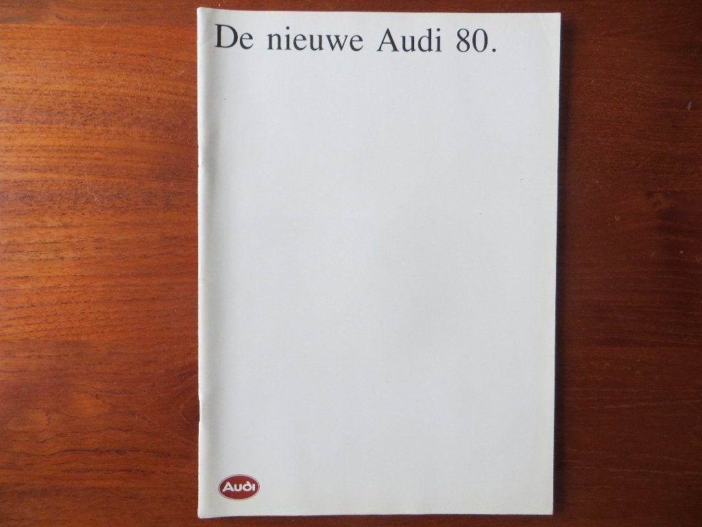 De nieuwe Audi 80 (1987), Ophalen of Verzenden, Nieuw, Audi