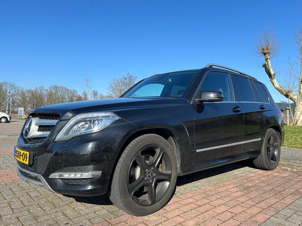 Mercedes-Benz GLK 2.1 CDI Glk220 4MATIC AUT 2013 Zwart FULL!, Automaat, Zwart, 4 cilinders, Leder en Stof